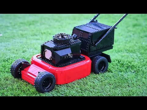 Working LEGO Lawn Mower