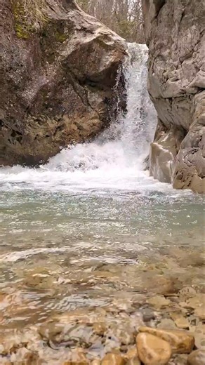 Stunning Mountain Waterfall in 22 Seconds | Relaxing Nature Short