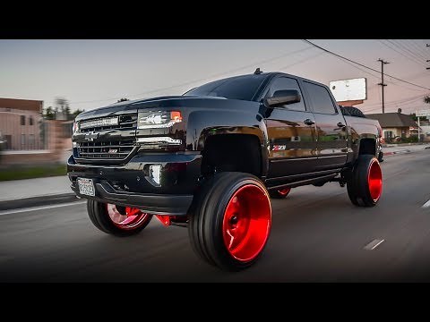 Silverado Z71 on 26x14 Intro Wheels
