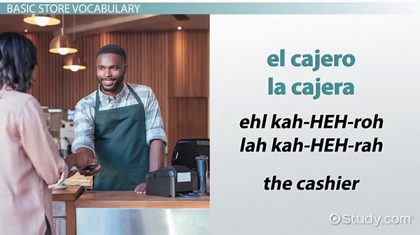 Shopping in Spanish: Vocabulary & Culture