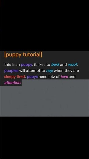 puppy tutorial #voiceover #funny #puppy