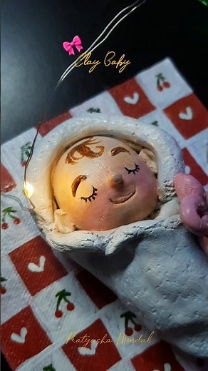 How to make cute baby using clay | DIY Clay Baby #craft #clay #clayart