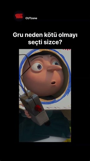 Gru neden bu kadar kötü nedeni! #minyonlar #fypシ #keşfetbeniöneçıkar #pixar