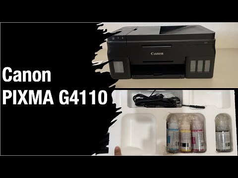Canon PIXMA G4110 - Unboxing and review of a versatile, complete and affordable multifunction dev...