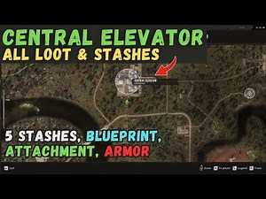 STALKER 2 Central Elevator All Loot & Stashes | Collimator Sight, Armor, Blueprint #stalker2