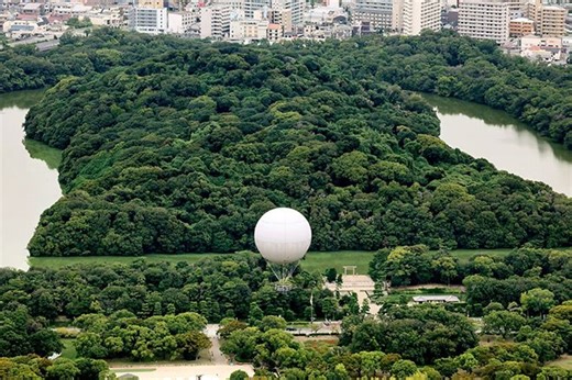 Balloon flights over burial mounds in Sakai postponed