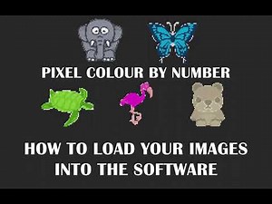 The Pixel Color By Number Generator - How To Load Your Images