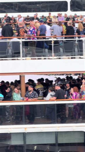 We got a Halestorm concert…as seen from the Norwegian Getaway! Awesome show!! #shiprocked #shiprocked2026 @Halestorm #metalcore #concerts