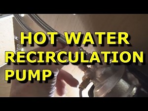 Hot Water recirculation pump install (Honest Jardys plumbing)