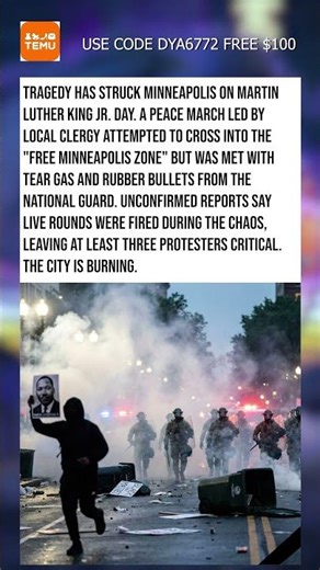 MLK Day "Massacre" in Minneapolis?