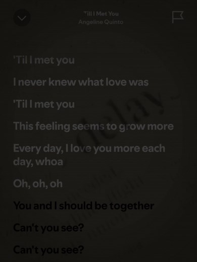 Till I Met You lyrics - full song lyrics and karaoke