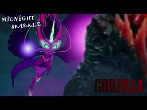 Godzilla vs. Midnight Sparkle (Monsterverse Meets My Little Pony)