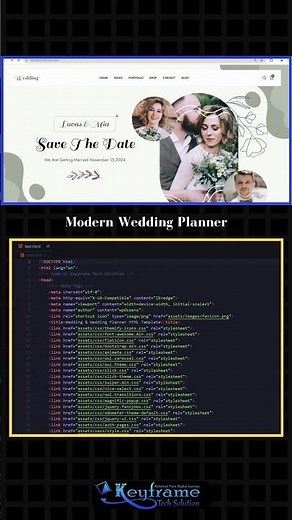 Wedding Planner Website 💑 | HTML CSS JavaScript 2026