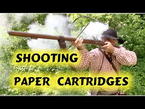 Smoothbore Flintlock Shooting Paper Cartridges. Round 1