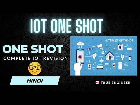 Internet of Things one shot Lecture | Iot Complete Course for Engineering Exam | True Engineer