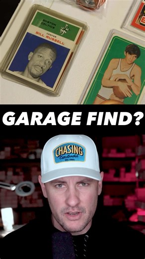 He had $45,000 in Sports Cards in his garage!? #collection #cards #vintage | Chasing Cardboard