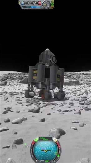 Landing On The Mun! #ksp #kerbalspaceprogram #5070ti #rockets #graphics