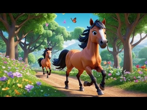 Horse Shoes Go Clop Clop Clop | English Nursery Rhyme | Kids Songs | Baby Music