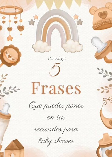 Frases Bonitas Para Tarjetas de Baby Shower