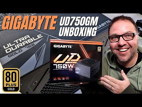 Fully Modular Power Supply: GIGABYTE UD750GM 750W Unboxing and Overview