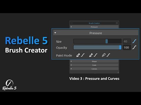 Rebelle 5 Brush Creator Tutorial Series: Pressure and Curves