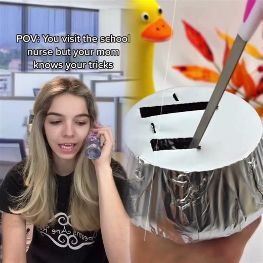 POV You visit the school nurse but your mom knows your not sick #momsbelike #schoolnursesbelike