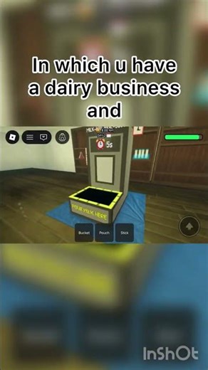 A dairy business game #roblox#game#milk#cow#fun#alien