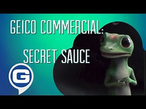 GEICO Gecko Commercial - Secret Sauce 🦎🏎️🥫🤫 (2012)