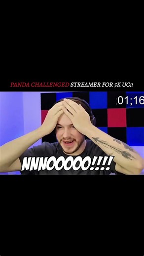 PANDA CHALLENGED STREAMER FOR 5K UC!! #pubgmobile #pubg #pubgm #bgmi #panda