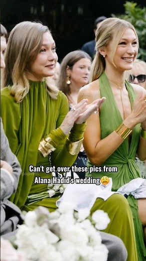 Can't get over these pics from Alana Hadid's wedding 😭🩷 Bella Hadid and Gigi Hadid
