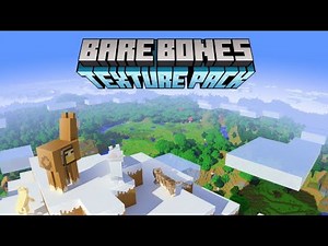 BARE BONES TEXTURE PACK BEDROCK EDITION MEDIAFIRE LINK!!