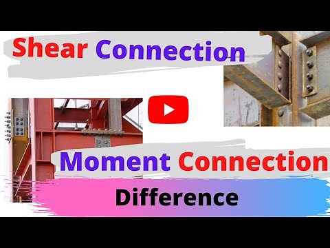 Difference between Shear connection and Moment Connection
