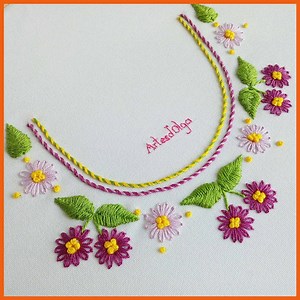 978K views · 1.3K reactions |  ¡Hola! CUELLO BORDADO A MANO  ✅ Sígueme  Artesd'Olga  aquí encontrarás más videos de bordado. Si te ha gustado, compártelo. Sería de gran ayuda! ¡Muchas gracias!  | Artesd'Olga | Facebook