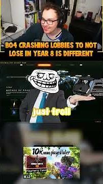 BO4 Crashing lobbies to not lose in year 8 is different