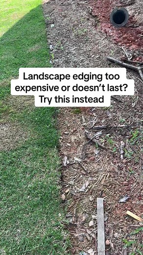 1.5M views · 8.5K reactions | Natural edge how to #landscaping #diyprojects #diy #lawndad #lawncare | The Lawn Dad | Facebook