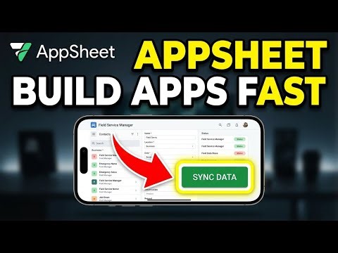How to setup AppSheet to build an iOS Android business app fast - Step By Step