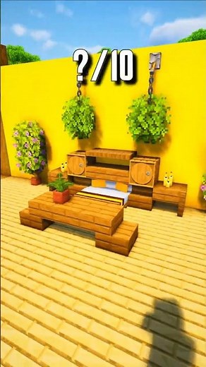 Minecraft Detailed Medieval Bed Design Tutorial 👑🏰 | Aesthetic Custom Bedroom Furniture!