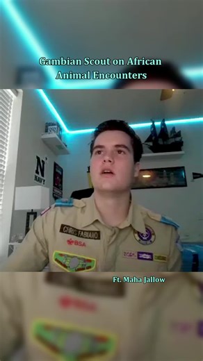 Gambian Scout on African Animal Encounters @muha #scouting #gambia #africa #outdoors #chrisfabiano