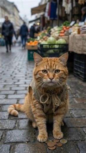 Poor Cat Kicked & Mocked Saved His Sick Dad 💔😭 Emotional Story #sadmusic #cat #animalstory #shorts