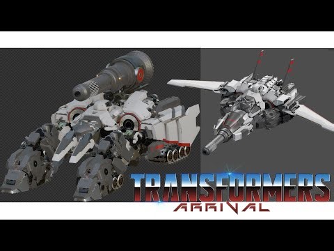 TRIPLE CHANGER MEGATRON 3D Model Showcase For Transformers Arrival!