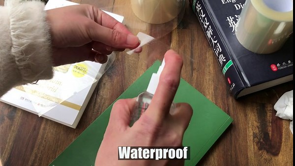 1000 Pieces/Roll Clear Label Protectors, Waterproof Clear Labels Stickers for Protecting Barcodes of Library Books, Numbers, Laboratory, School Classroom and Office (Rectangle, 1.2 x 3.1 Inch)