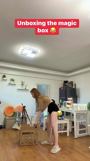 Unboxing the magic box ❤️ we can do magic hehe 😂 #unboxing #magician #fypシ | Mary France Saavedra Chua