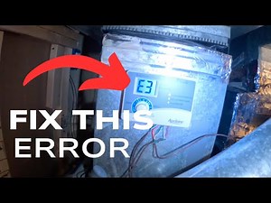 Fix e3 error on Aprilaire 500 whole house humidifier
