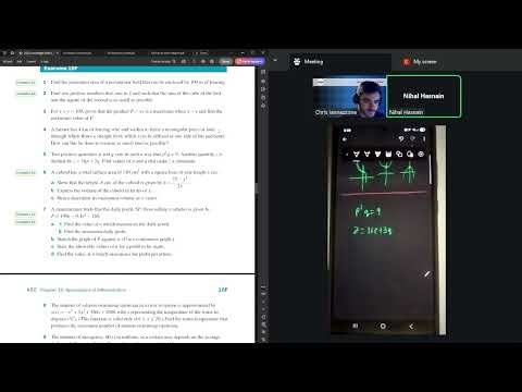 Math Methods Applications of Differentiation