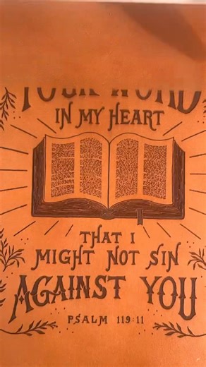 2.4K views · 20 reactions | First time putting this design on leather. ⚡️ When I first drew this one I wasn't sure how happy I was with it, but as time has gone on l've liked it more and hope to incorporate more illustrations like this into future designs too. ✍ | Scripture Type | Facebook