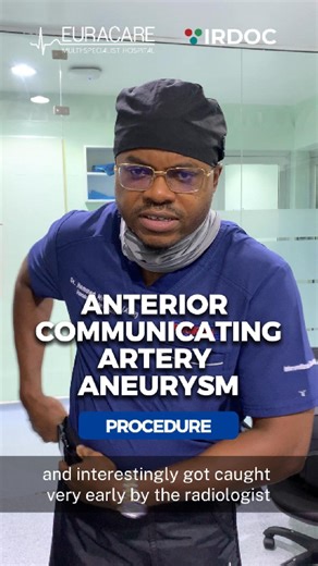 Euracare Multi-Specialist Hospital on Instagram: "Today on #MedicalMomentHighlights, A 45-year-old woman woke up with a sudden, severe headache. Imaging quickly revealed a ruptured anterior communicating artery aneurysm, a life-threatening condition where surviving the first bleed is only the beginning. The greatest risk is a second bleed, which can be fatal if not treated urgently. In the past, treatment often required open brain surgery. Today, endovascular coiling allows doctors to reach the 