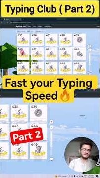 Typing Club tutorial | typing club kaise sikhe #typingclub #shorts #youtubeshorts #ytshorts #laptop