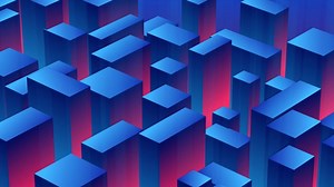 Cubes, Geometry, 4K. Free Stock Video