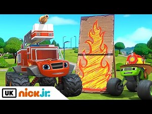 Firefighter Blaze! 🚒 🔥 | Blaze and the Monster Machines | Nick Jr. UK