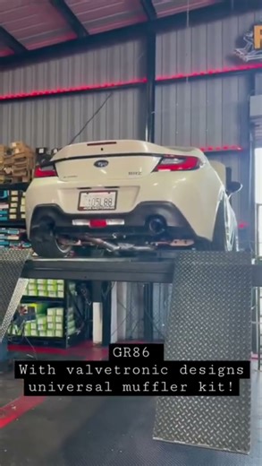 GR86 Brought To Life with Valvetronic Universal Mufflers🔊🔥 #subaru #gr86 #exhaust